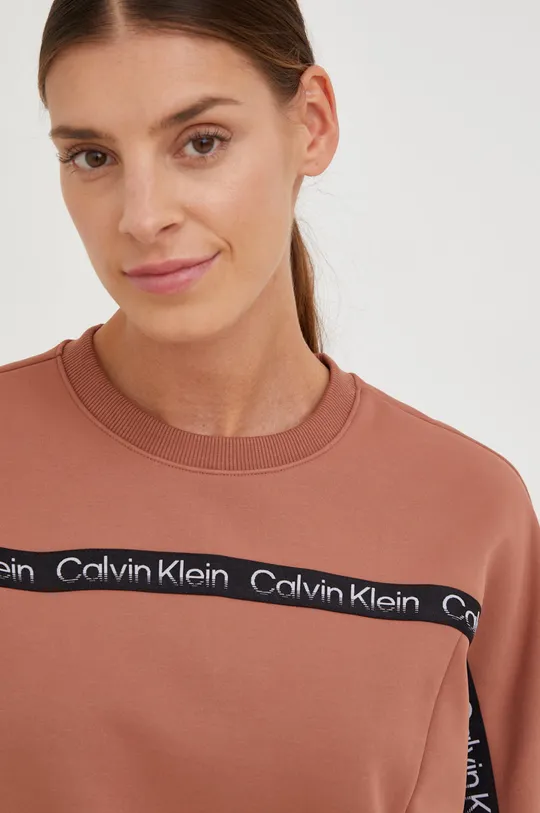 καφέ Μπλούζα Calvin Klein Performance