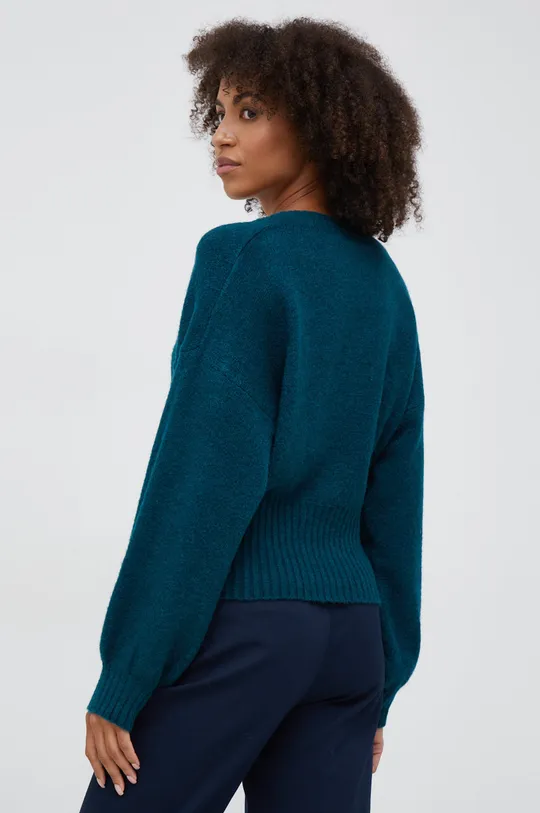 Sisley sweter wełniany <p>68 % Akryl, 12 % Poliamid, 10 % Poliester, 10 % Wełna</p>