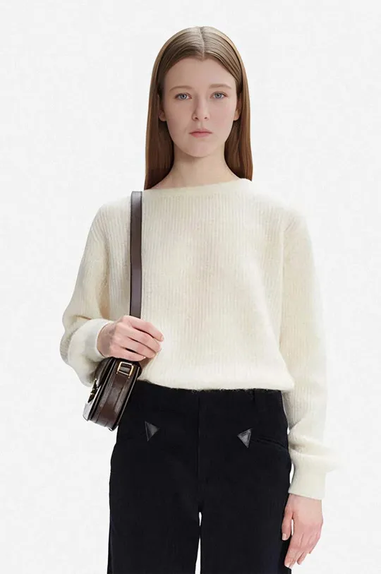 alb A.P.C. pulover de lână Christy De femei