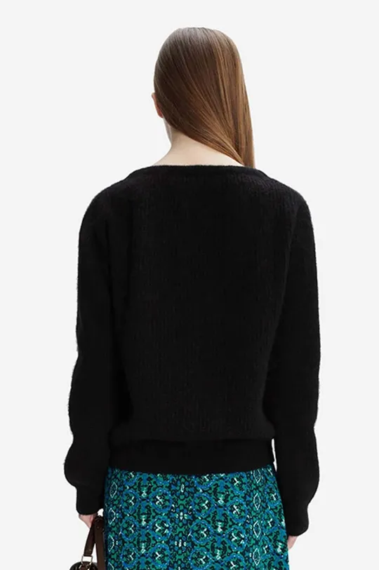 Вълнен пуловер A.P.C. Christy WOAOH-F23147 BLACK 55% вълна от алпака, 35% полиамид, 10% вълна