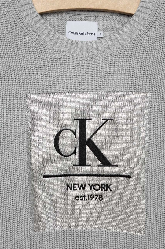 Calvin Klein Jeans sweter bawełniany dziecięcy 100 % Bawełna