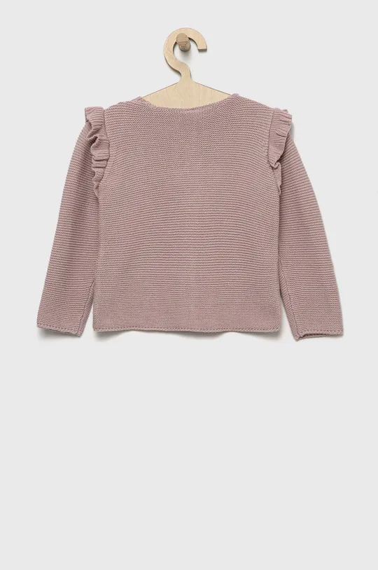 Παιδικό βαμβακερό πουλόβερ Name it ροζ