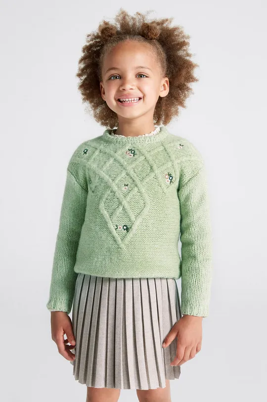 бірюзовий Дитячий светр Mayoral Для дівчаток