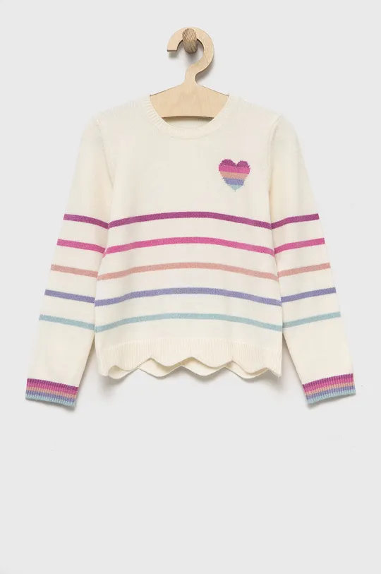 μπεζ Παιδικό πουλόβερ United Colors of Benetton Για κορίτσια