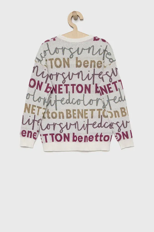 Otroški pulover United Colors of Benetton bela