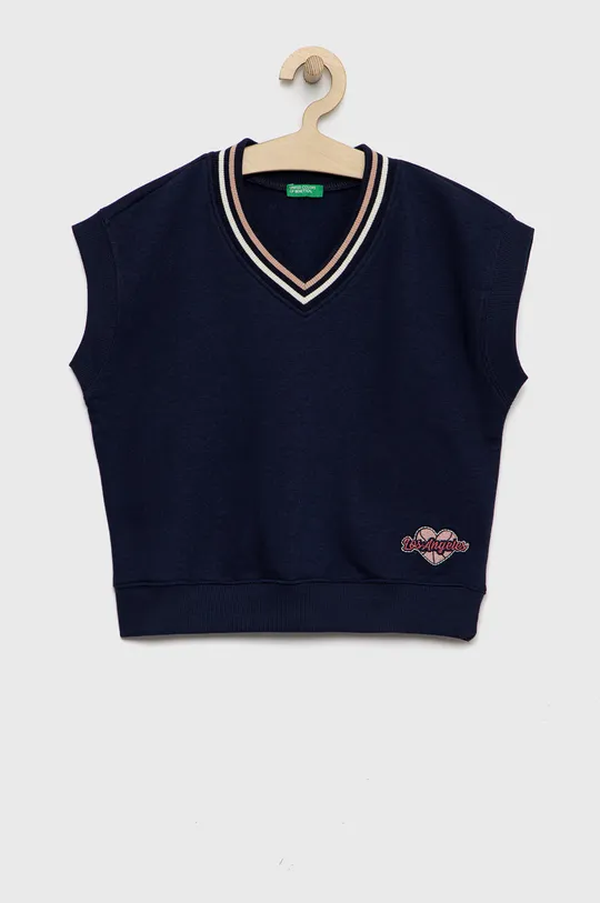 тёмно-синий Детский свитер United Colors of Benetton Для девочек