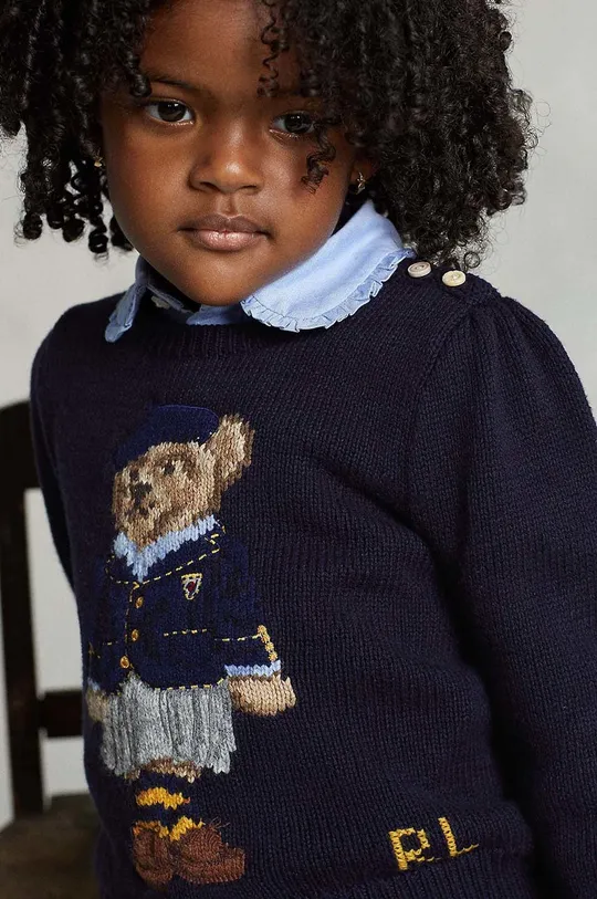 Дитячий светр з домішкою вовни Polo Ralph Lauren