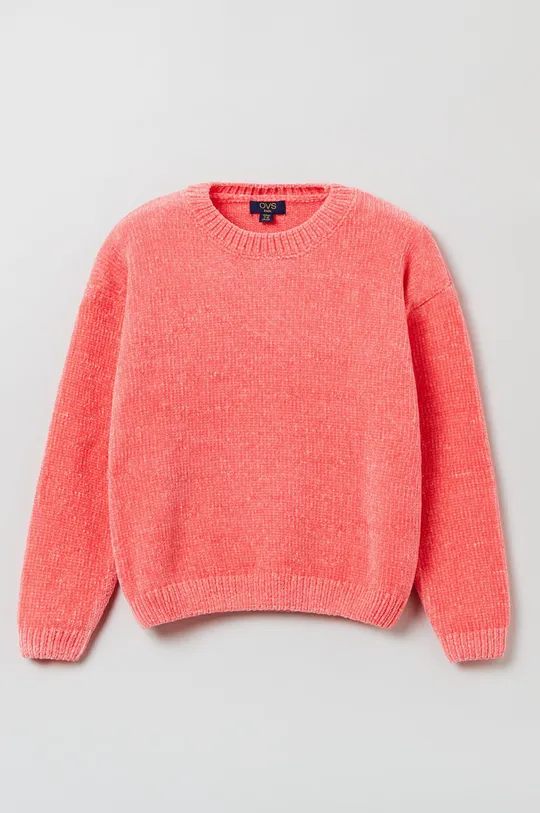 różowy OVS sweter dziecięcy Dziewczęcy