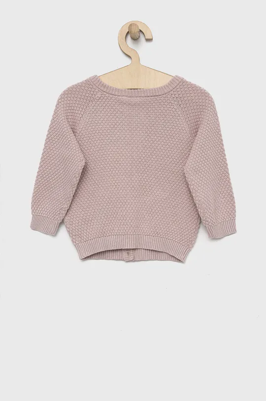 Pamučni pulover za bebe Name it roza