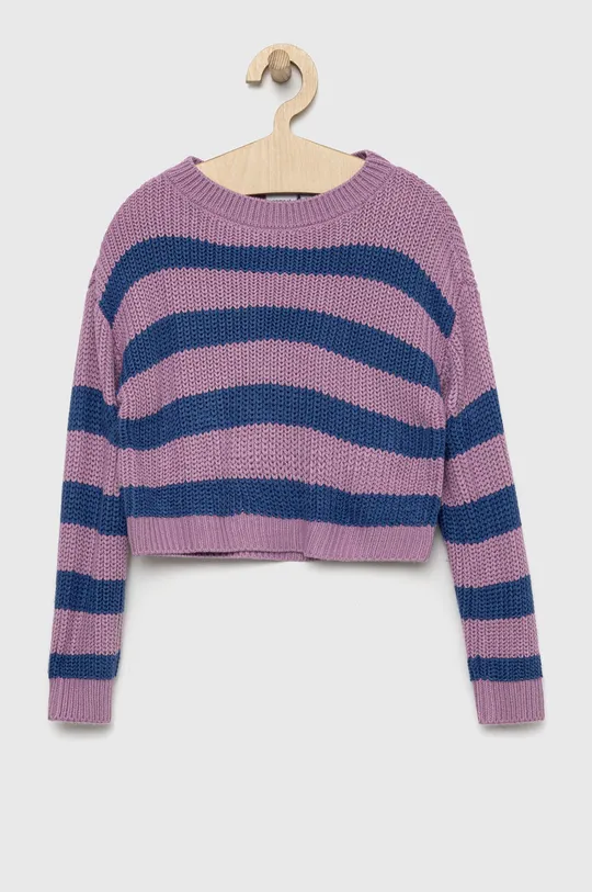 vijolična Otroški pulover Name it Dekliški