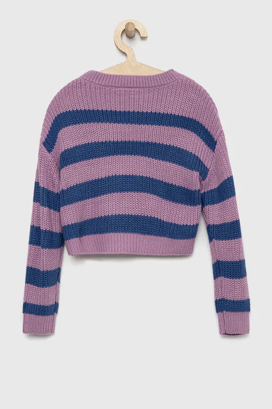 Name it sweter dziecięcy fioletowy