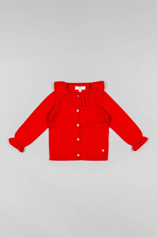 červená Detský sveter zippy Dievčenský