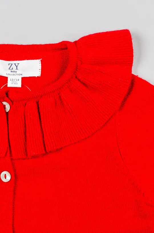 Detský sveter zippy  52% Viskóza, 28% Polyester, 20% Polyamid