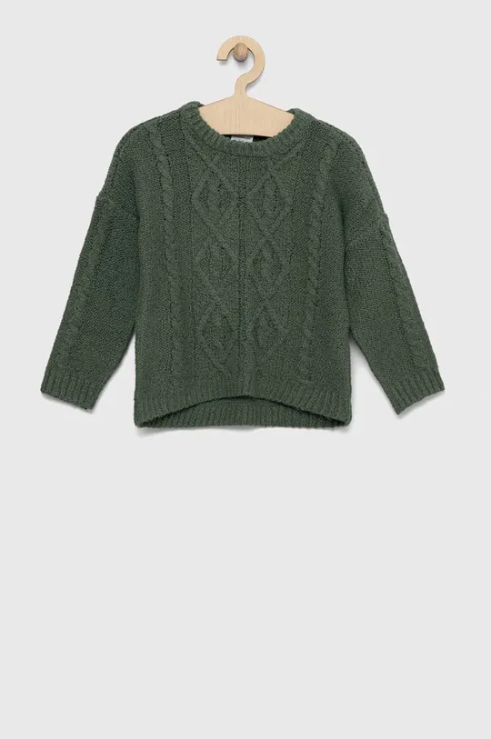 zelena Dječji džemper Abercrombie & Fitch Za djevojčice