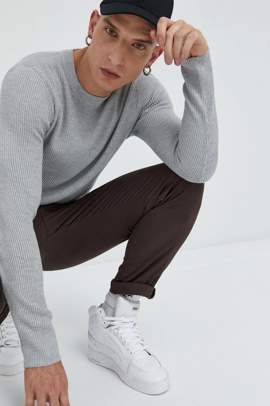 szary Premium by Jack&Jones sweter Męski