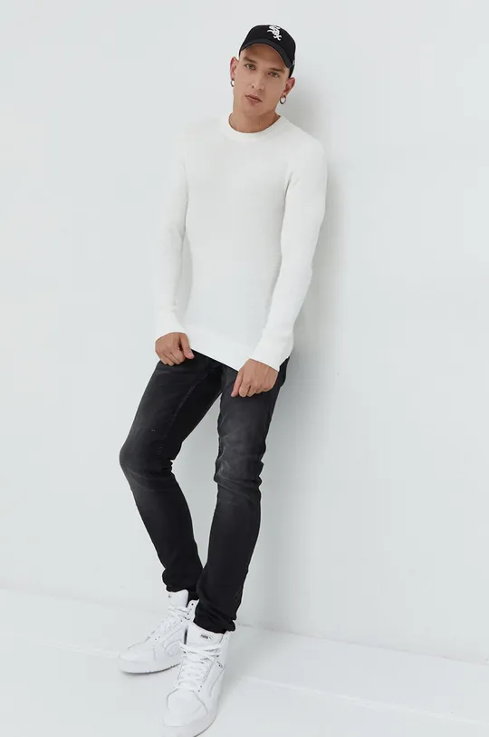 Premium by Jack&Jones sweter biały