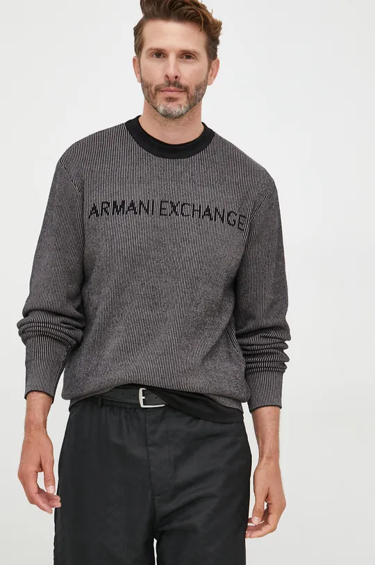 črna Pulover Armani Exchange Moški