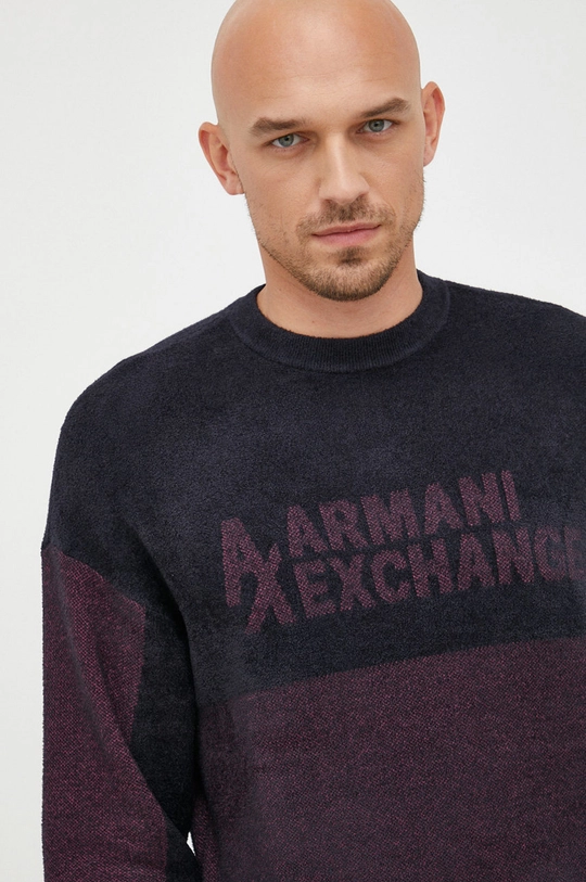 tmavomodrá Sveter Armani Exchange