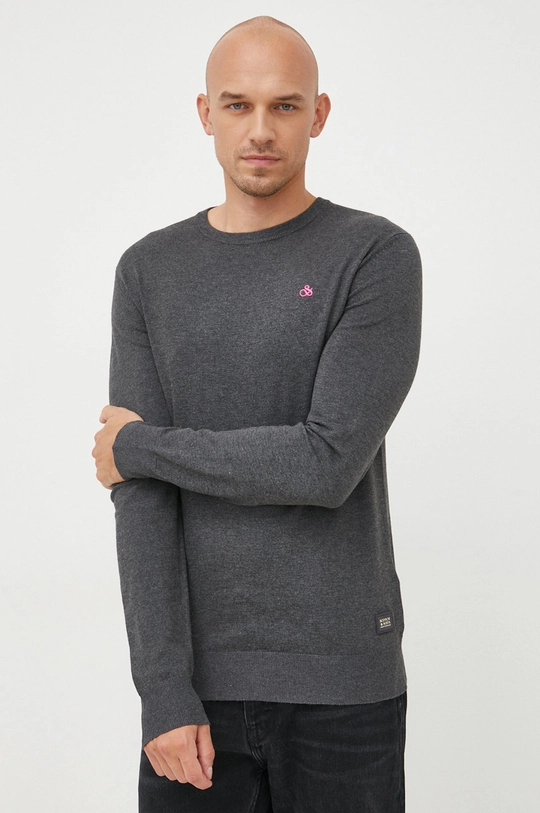 szary Scotch & Soda sweter Męski