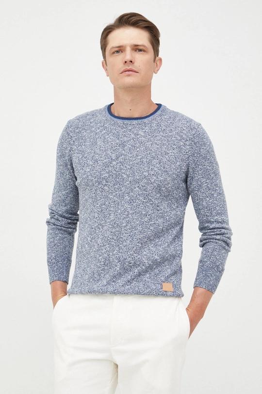 niebieski Scotch & Soda sweter Męski