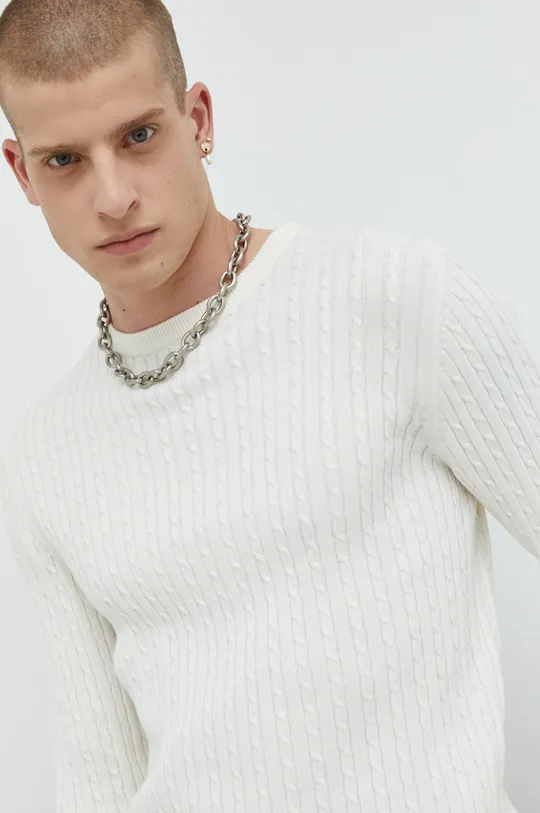 béžová Bavlnený sveter Produkt by Jack & Jones