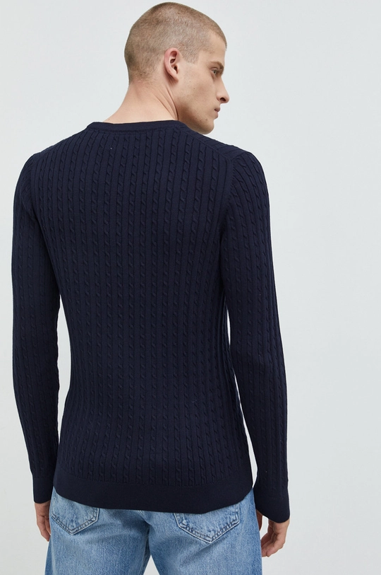 granatowy Produkt by Jack & Jones sweter bawełniany