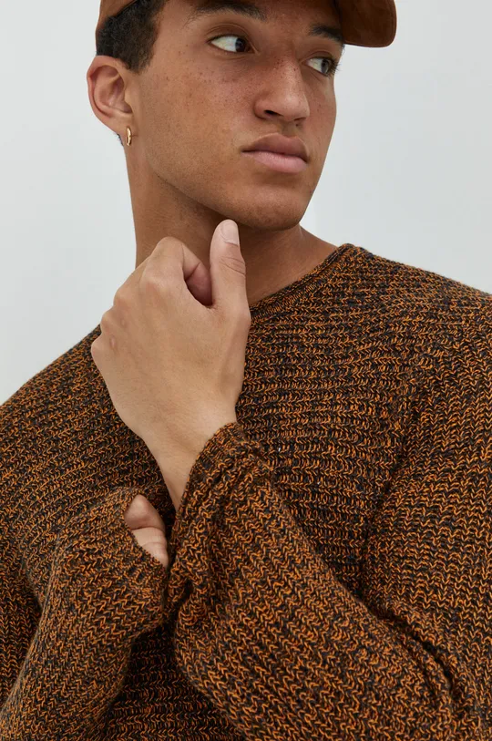 oranžová Bavlnený sveter Produkt by Jack & Jones