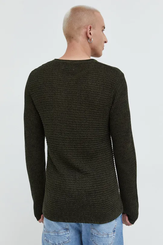 zelena Bombažen pulover Produkt by Jack & Jones