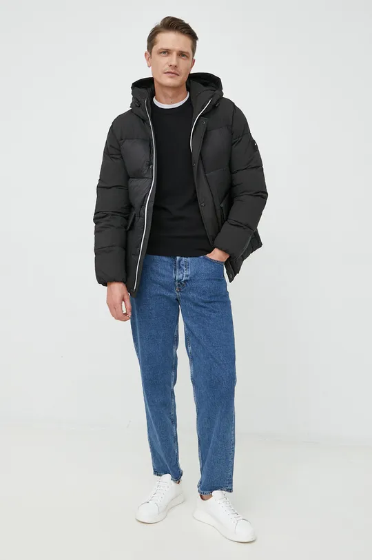 Liu Jo sweter z domieszką wełny czarny