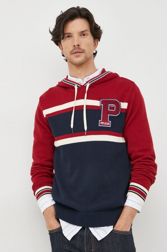 multicolor Pepe Jeans sweter bawełniany