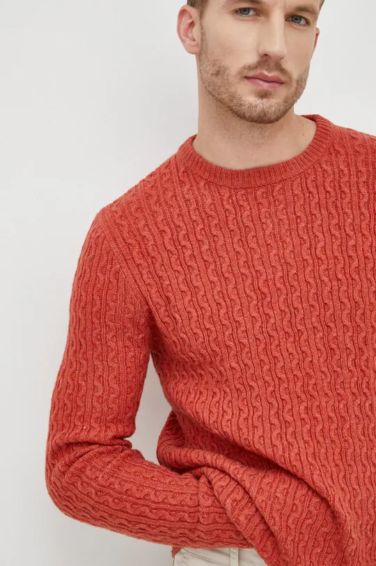 crvena Pulover s dodatkom vune Pepe Jeans Muški
