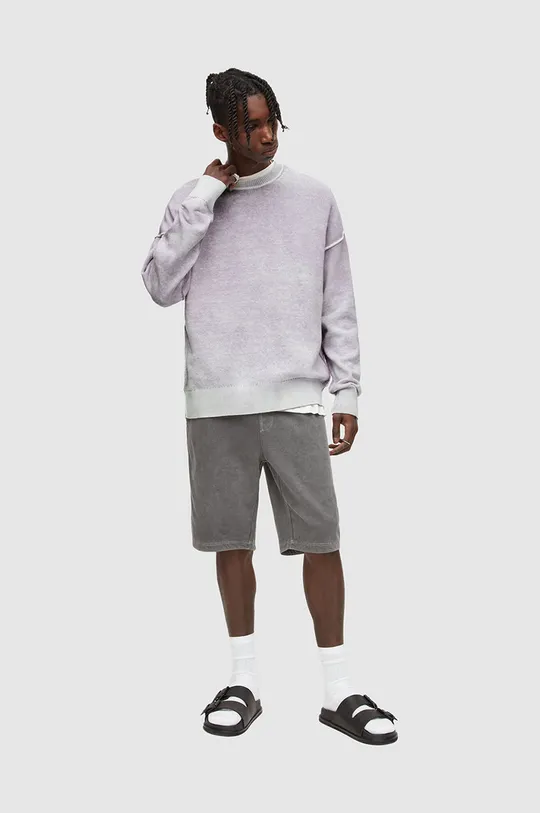 AllSaints sweter SENNEN CREW 100 % Bawełna