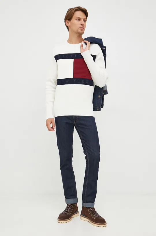 Tommy Hilfiger sweter biały