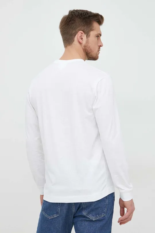 Βαμβακερή μπλούζα με μακριά μανίκια Lacoste  Κύριο υλικό: 100% Βαμβάκι Φινίρισμα: 97% Βαμβάκι, 3% Σπαντέξ