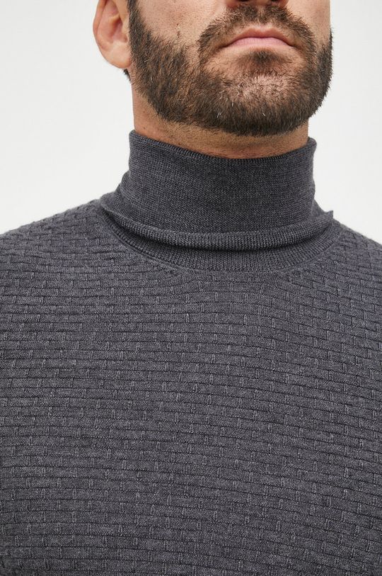 Trussardi sweter wełniany Męski