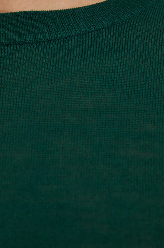 zielony Bruuns Bazaar sweter wełniany