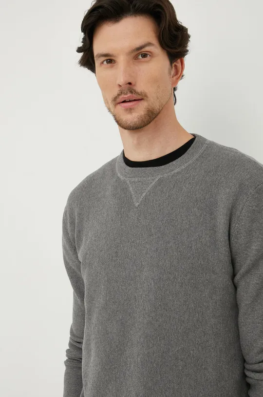 siva Pamučni pulover Sisley