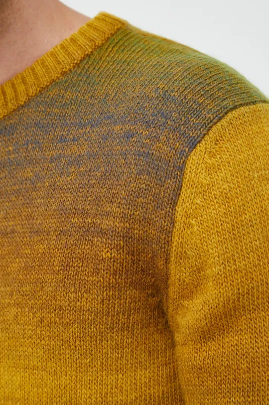 Sisley sweter wełniany Męski