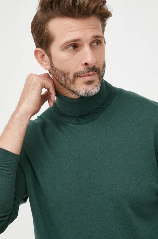 πράσινο Μάλλινο πουλόβερ United Colors of Benetton Ανδρικά