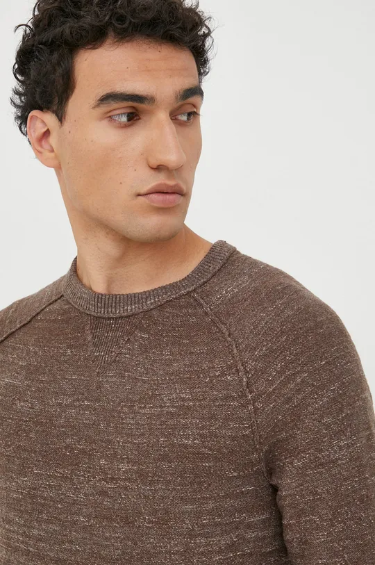 коричневий GAP бавовняний светр