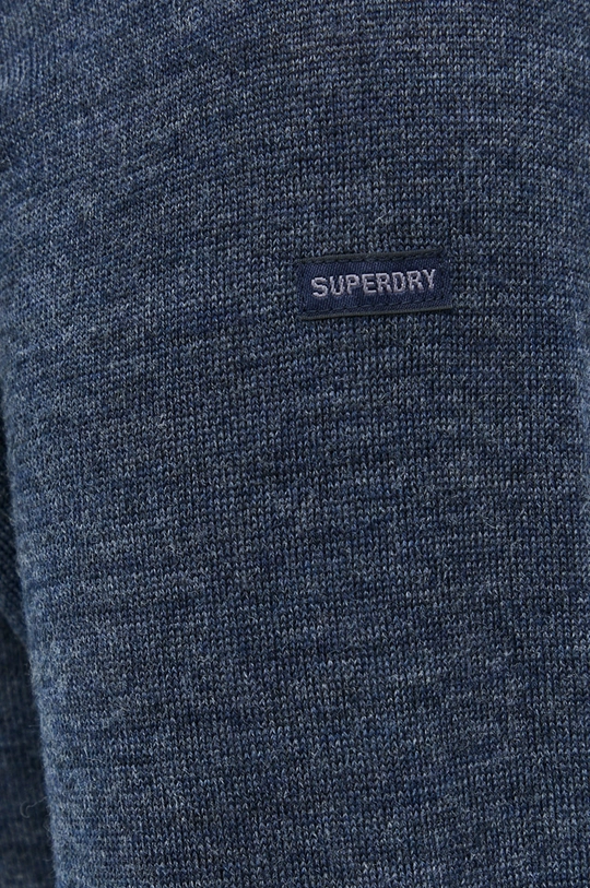 tmavomodrá Vlnený sveter Superdry