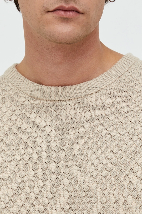 Solid sweter bawełniany Męski