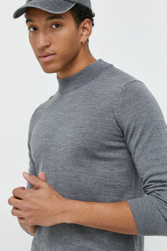 HUGO sweter wełniany 100 % Wełna dziewicza