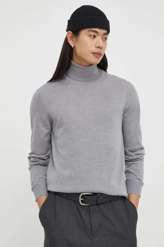 sivá Vlnený sveter HUGO