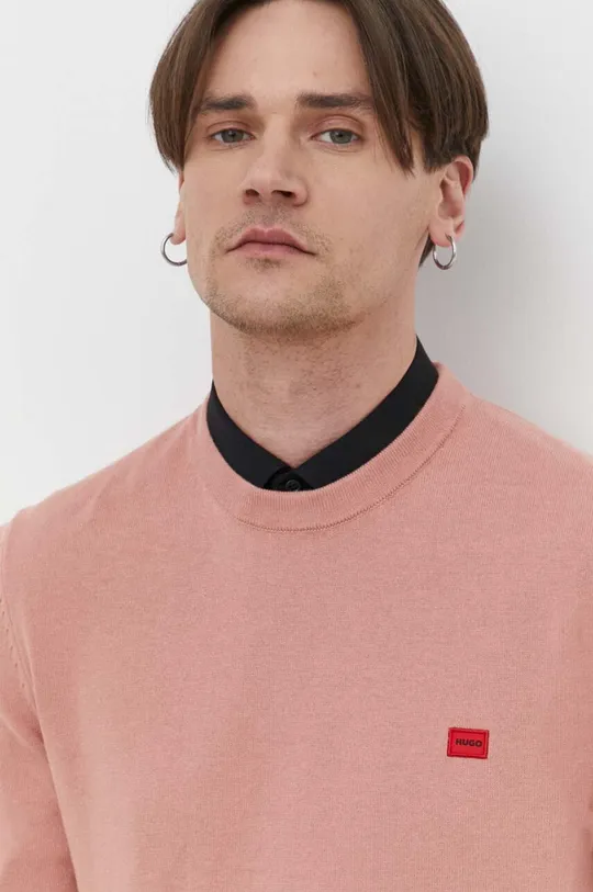 roza Pamučni pulover HUGO