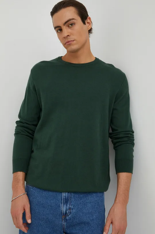zielony Wrangler sweter z domieszką wełny Męski