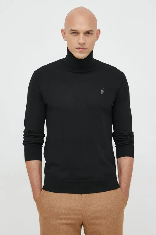 czarny Polo Ralph Lauren sweter wełniany Męski