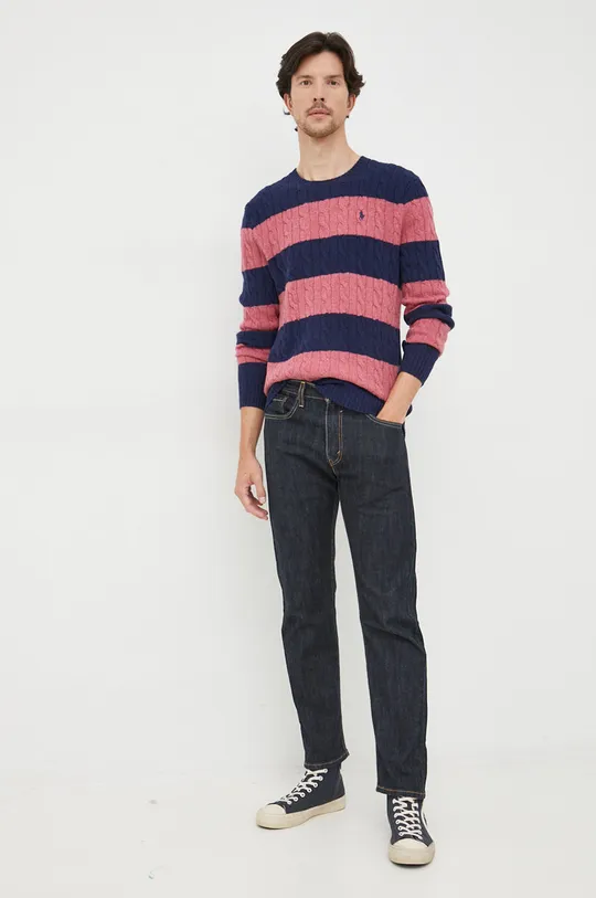 Μάλλινο πουλόβερ Polo Ralph Lauren πολύχρωμο