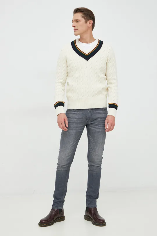Vlnený sveter Polo Ralph Lauren béžová