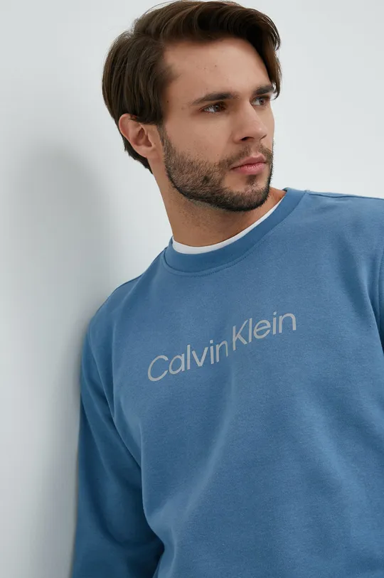 μπλε Φούτερ προπόνησης Calvin Klein Performance